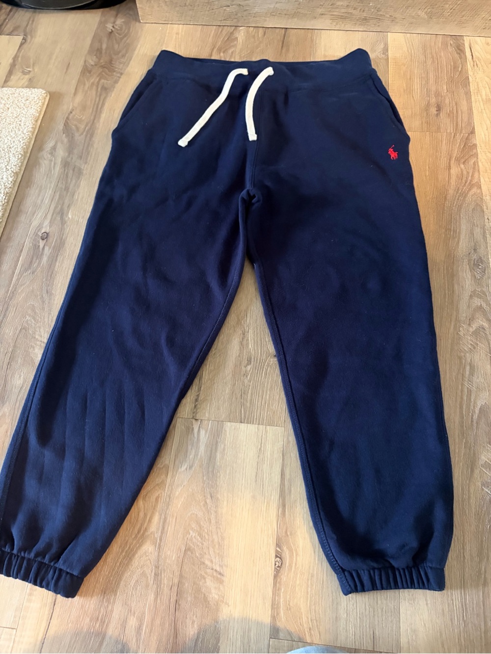 Polo Ralph Lauren Men's RL Fleece Sweatpants Joggers - Cruise Navy - Size Medium